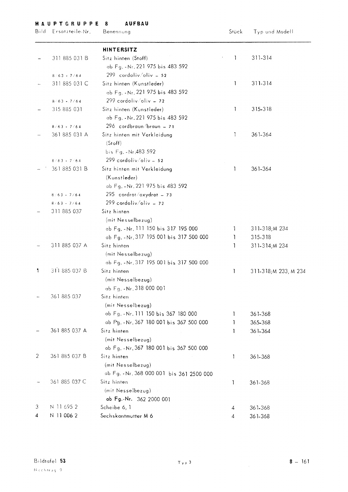 Vorschau Typ 3 (VW 1500 1600) Seite 542