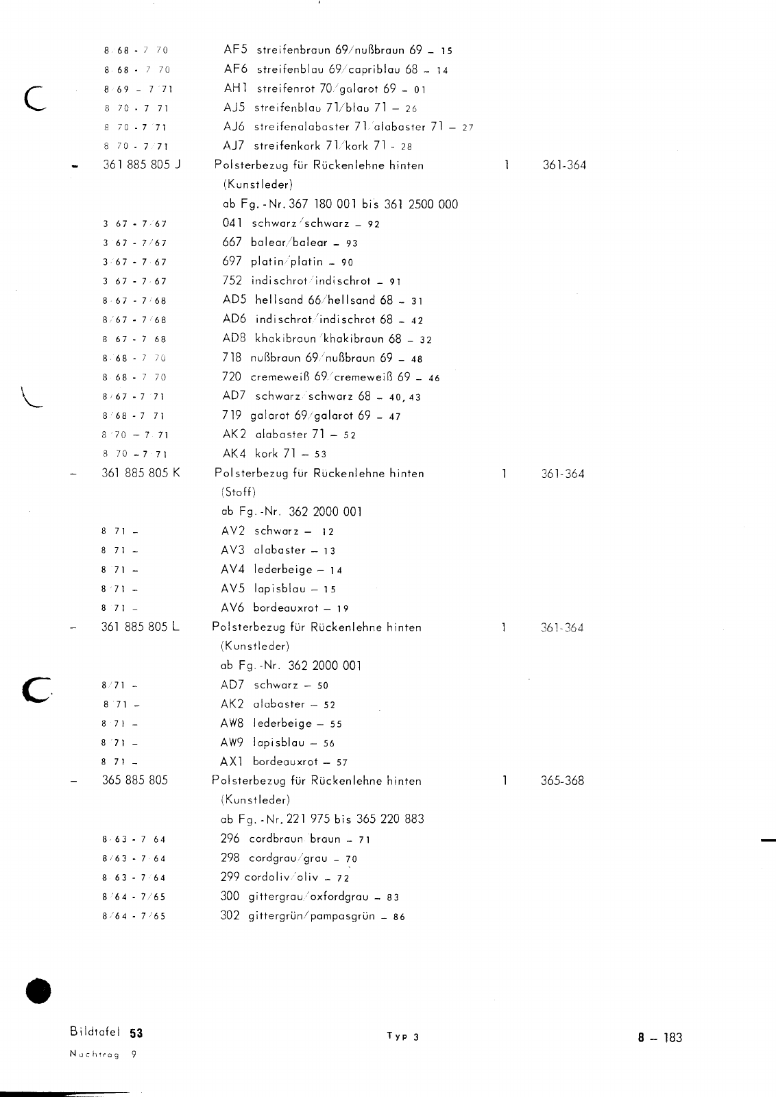 Vorschau Typ 3 (VW 1500 1600) Seite 567
