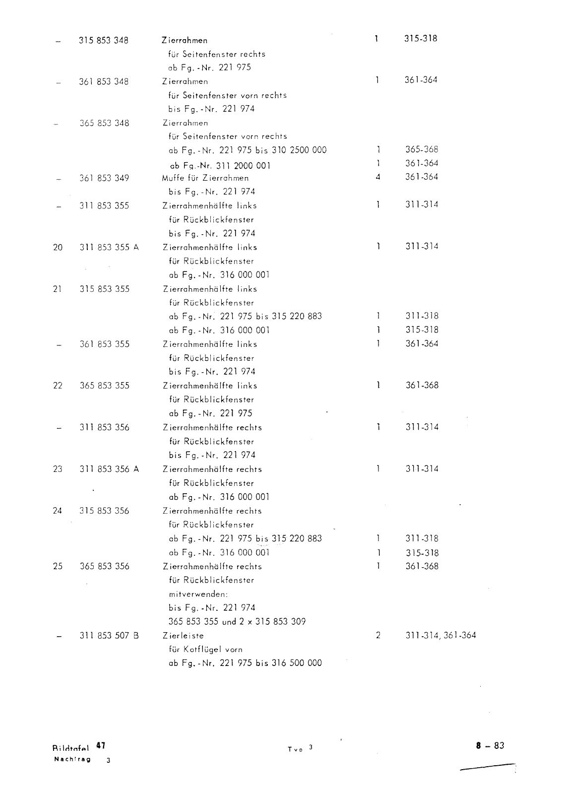 Vorschau Typ 3 (VW 1500 1600) Seite 454