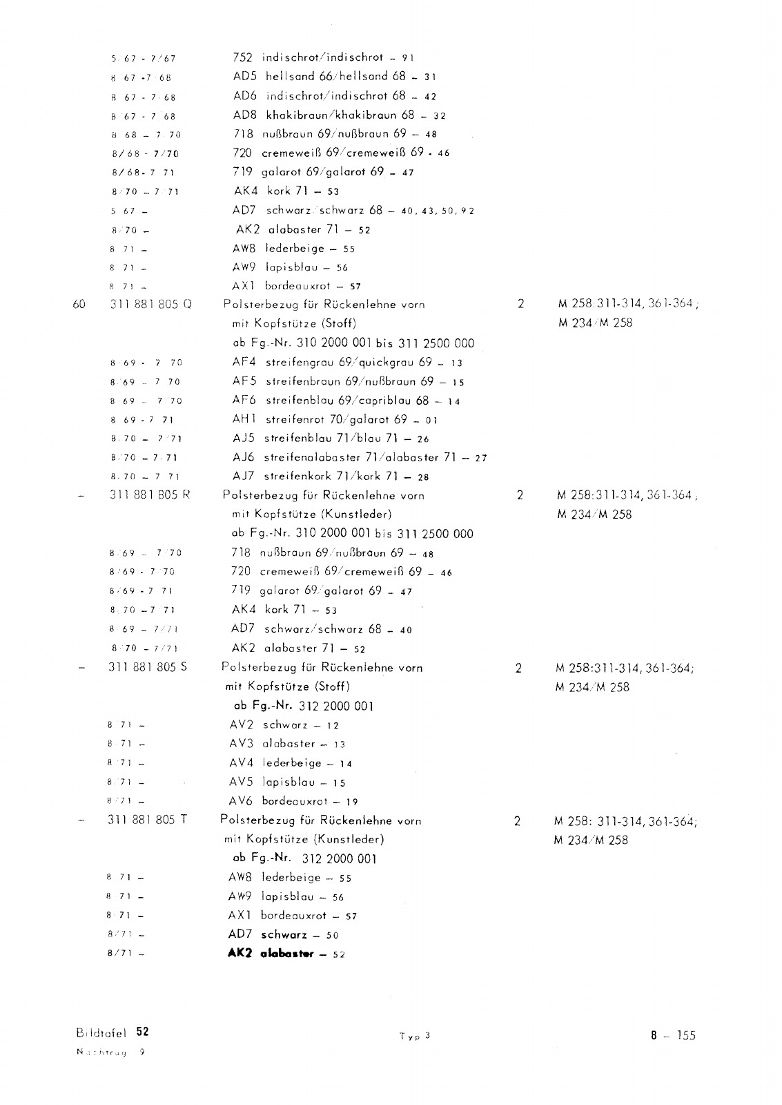 Vorschau Typ 3 (VW 1500 1600) Seite 534