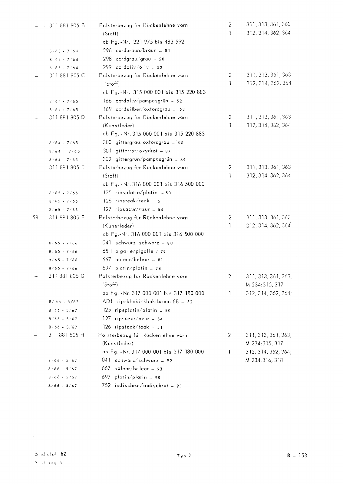 Vorschau Typ 3 (VW 1500 1600) Seite 532