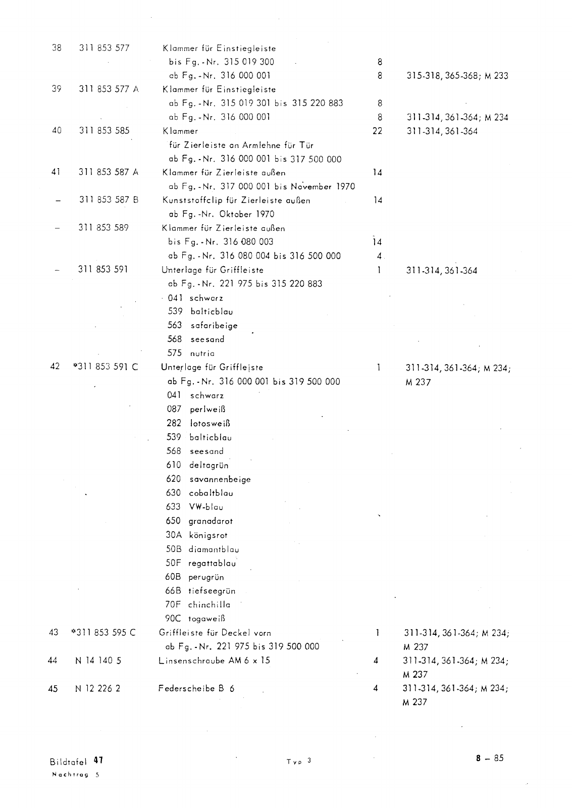 Vorschau Typ 3 (VW 1500 1600) Seite 456