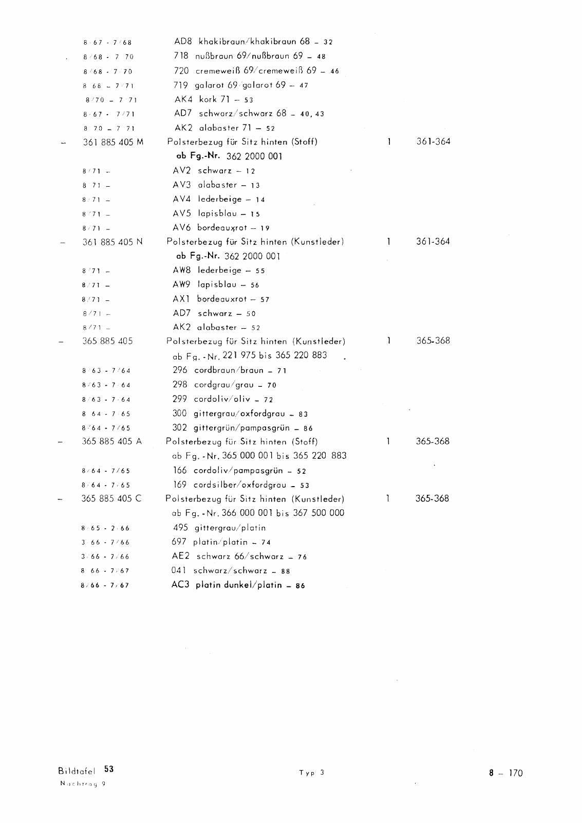 Vorschau Typ 3 (VW 1500 1600) Seite 551