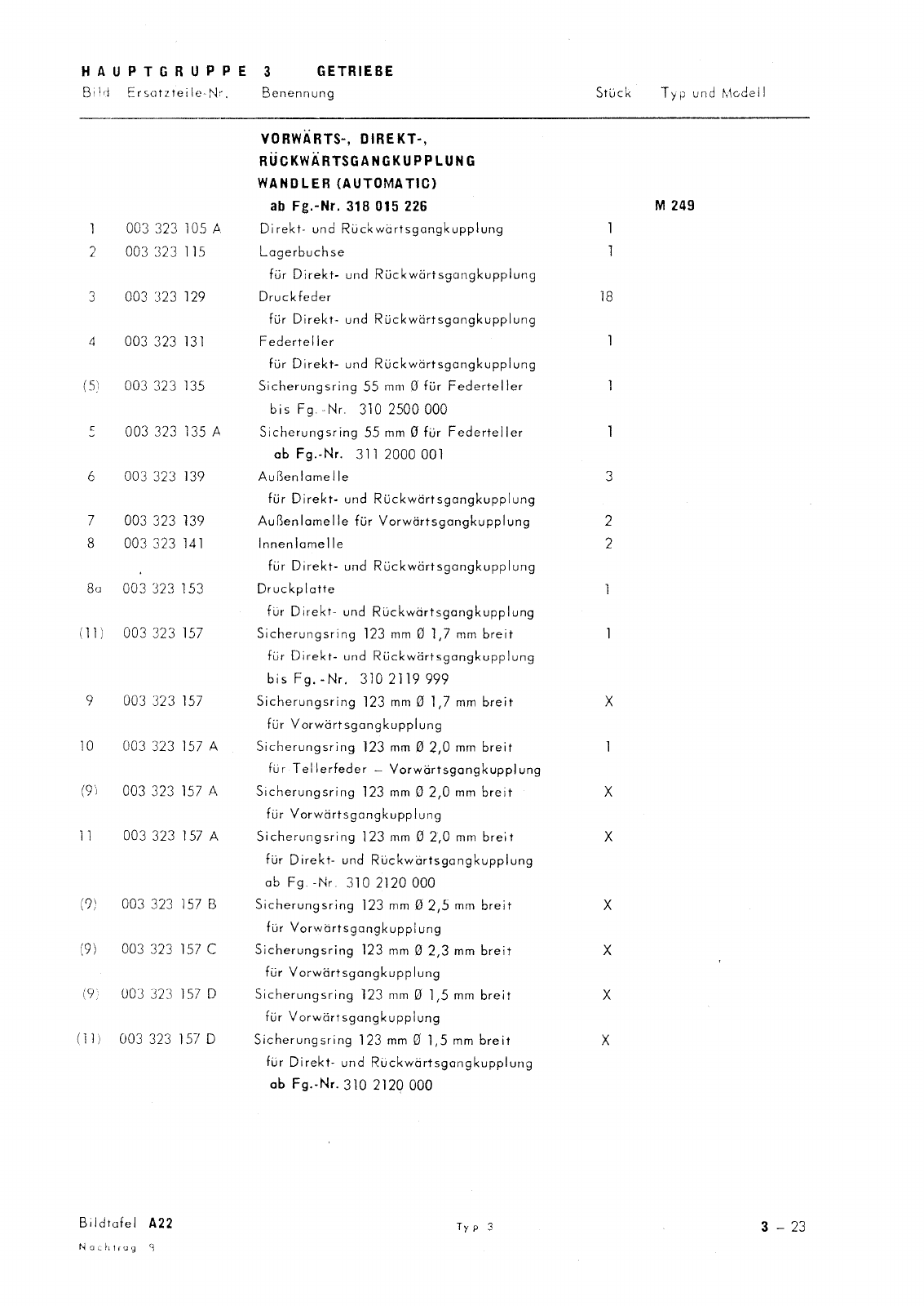 Vorschau Typ 3 (VW 1500 1600) Seite 224