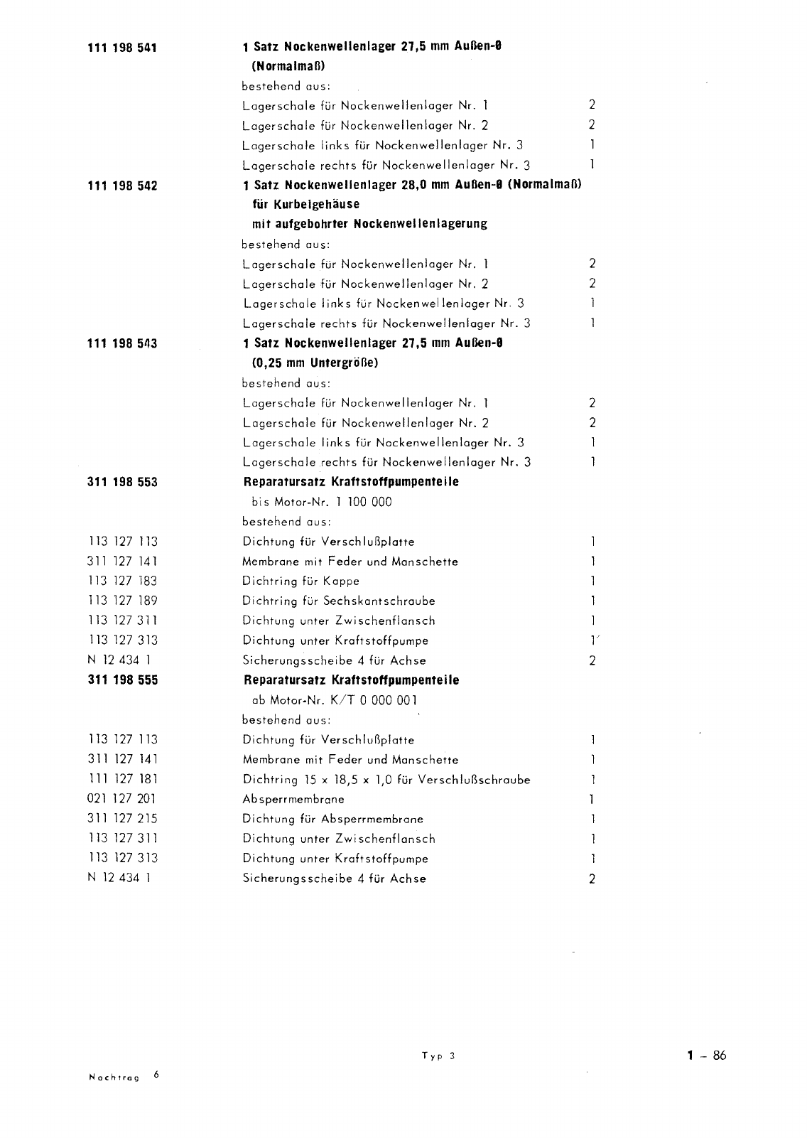 Vorschau Typ 3 (VW 1500 1600) Seite 140
