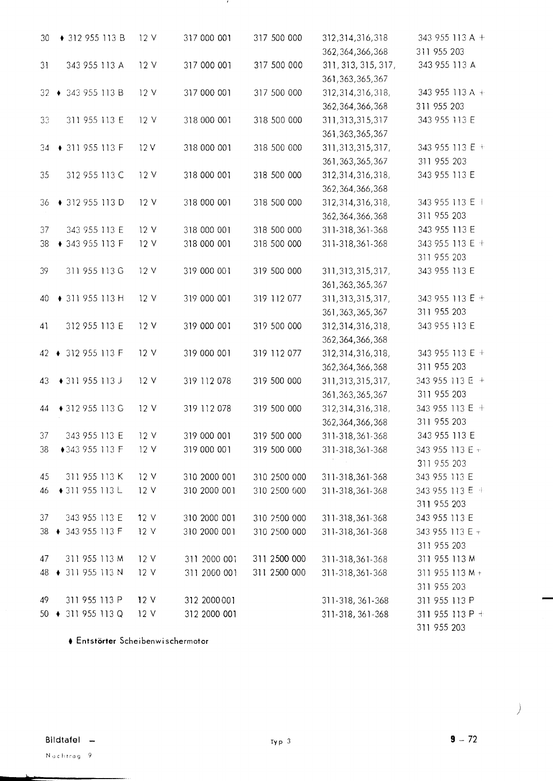 Vorschau Typ 3 (VW 1500 1600) Seite 654