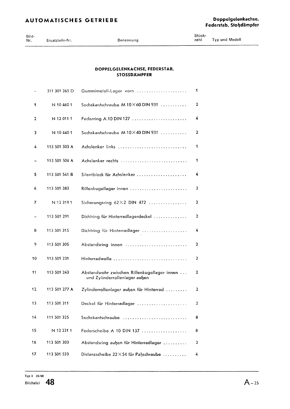 Vorschau Typ 3 (VW 1500 1600) Seite 760