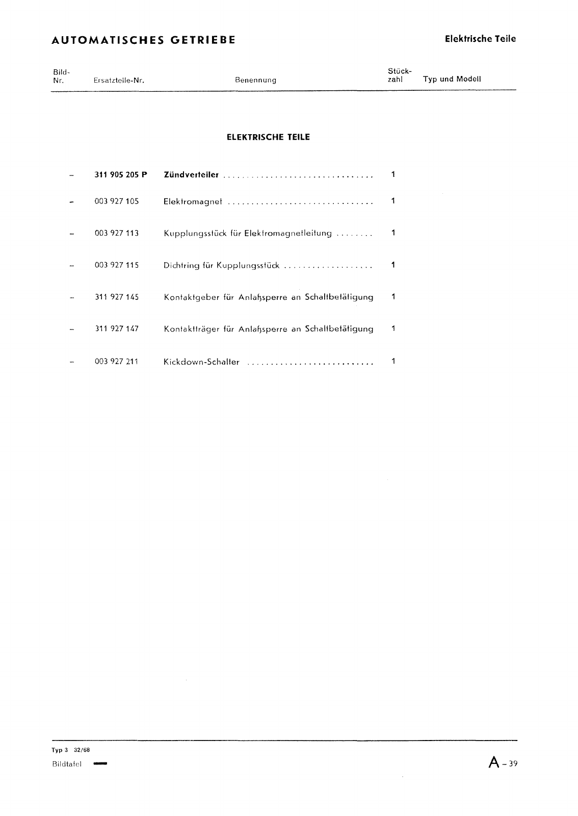 Vorschau Typ 3 (VW 1500 1600) Seite 770
