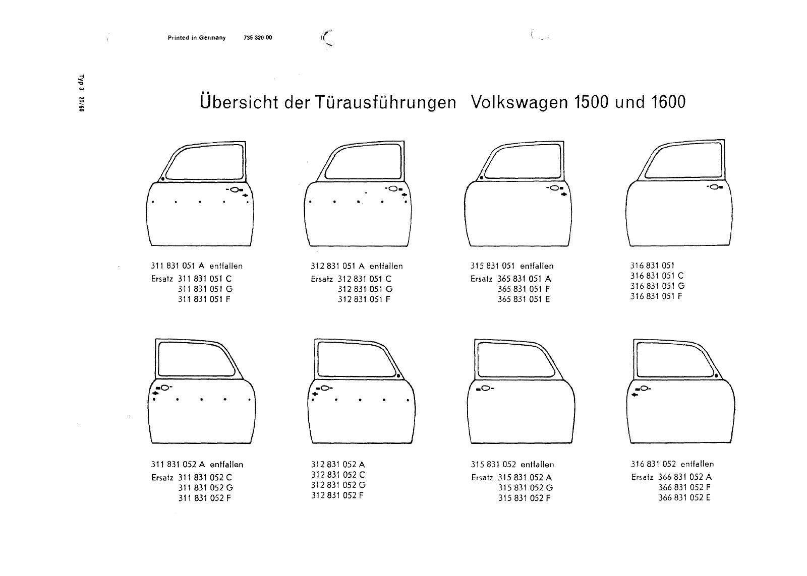 Vorschau Typ 3 (VW 1500 1600) Seite 429