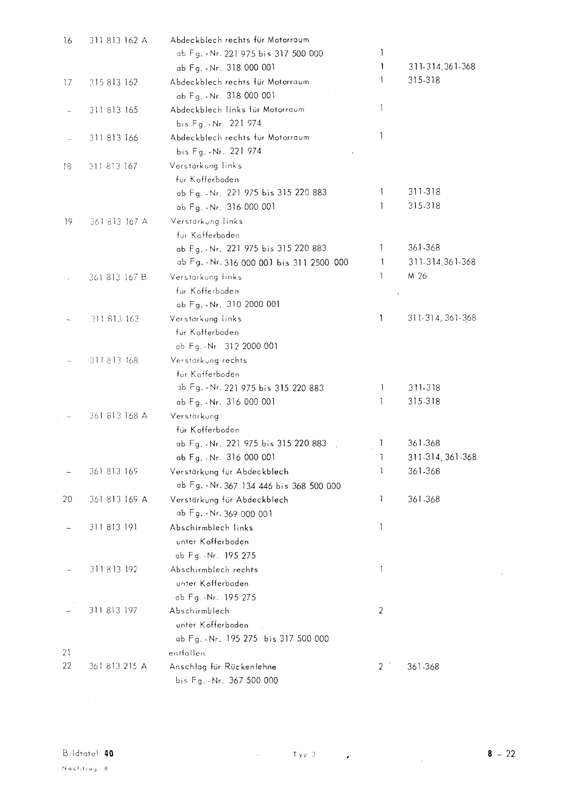 Vorschau Typ 3 (VW 1500 1600) Seite 385