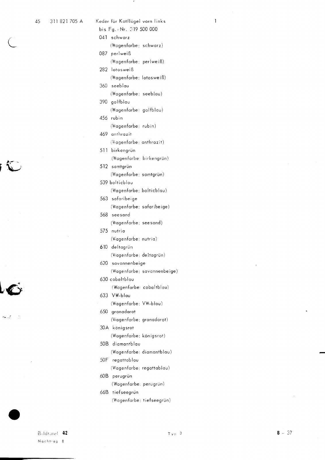 Vorschau Typ 3 (VW 1500 1600) Seite 401