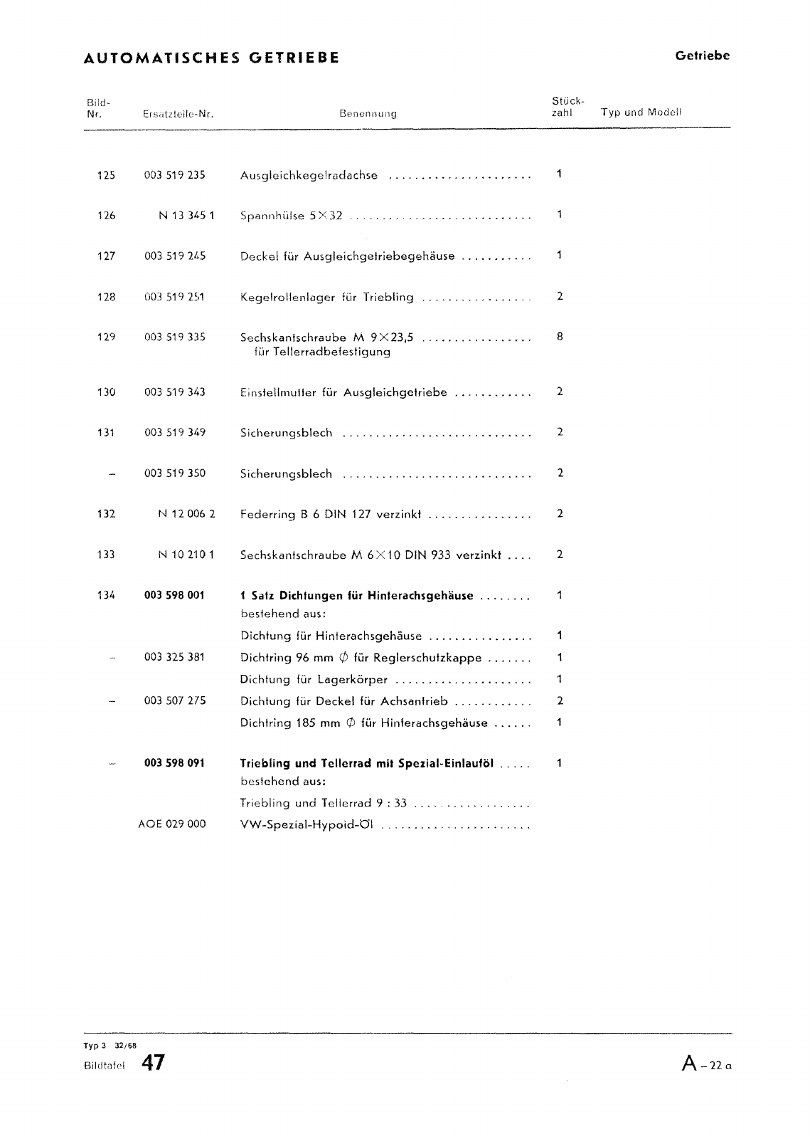 Vorschau Typ 3 (VW 1500 1600) Seite 757