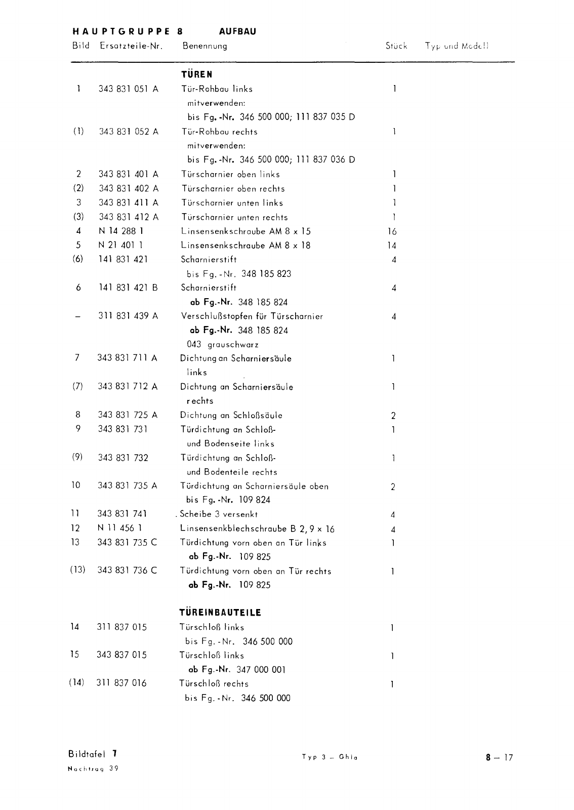 Vorschau Typ 34 (Karmann Ghia) Seite 67