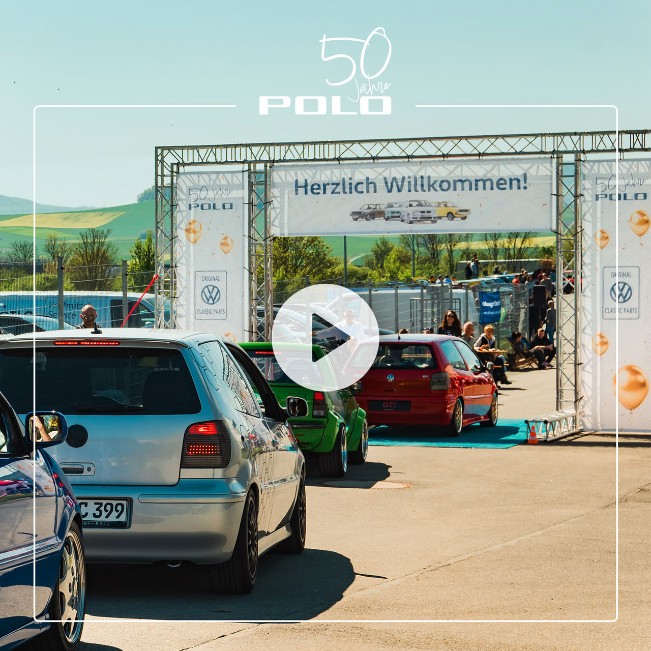 Jetzt anschauen: Am 26.04.25 feierten wir mit zahlreichen Polo Fans das 50-jährige Jubiläum des VW Polos. Tolle Aktionen warteten auf unsere Fans, wie unser berühmtes Teilequiz und die spannende Lagerführung. 