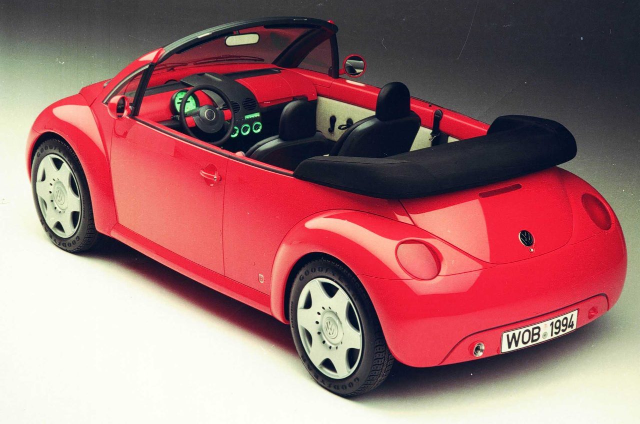 Die erste Concept Studie des VW New Beetle Cabriolets von 1994