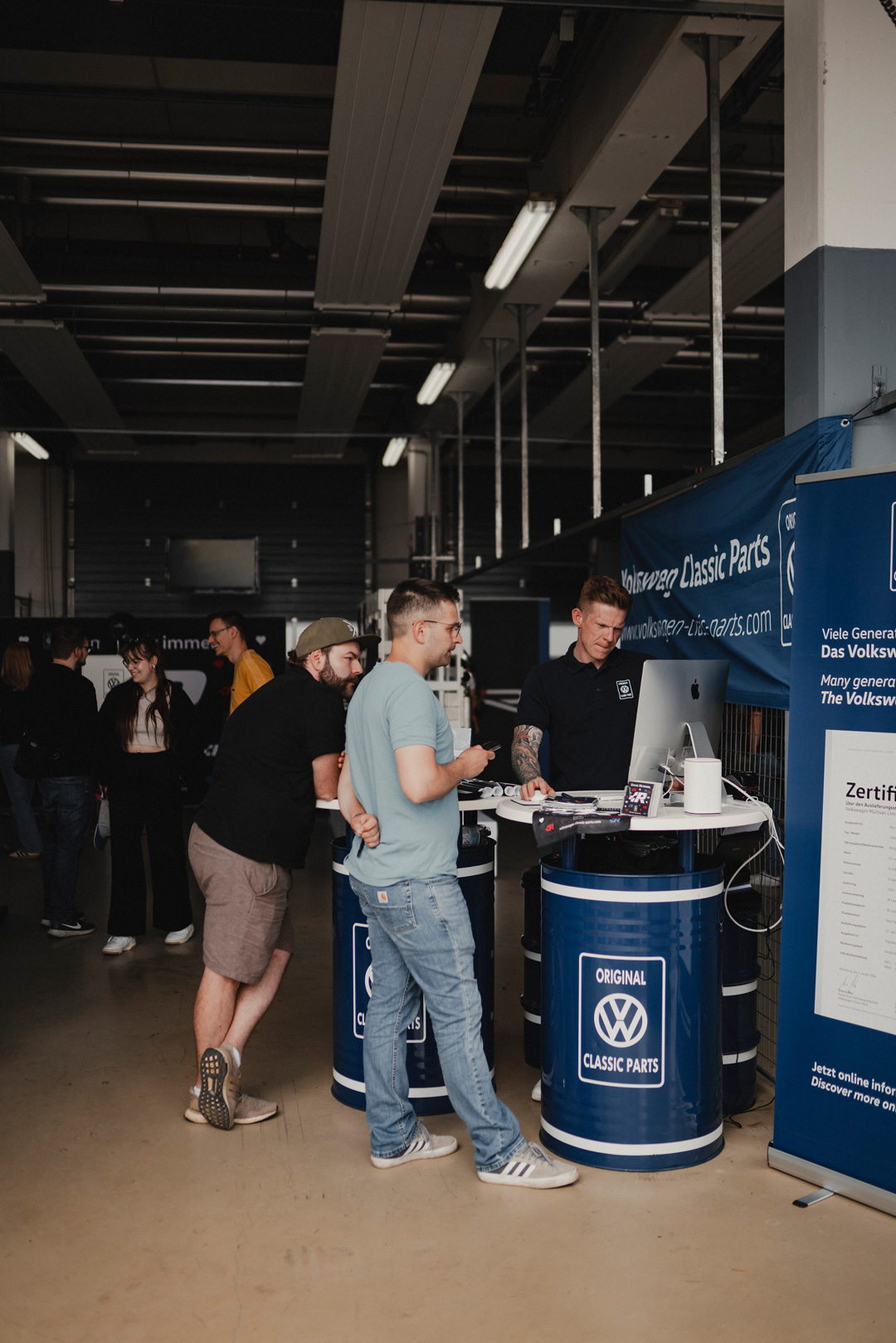 Volkswagen R&Cofee 2024 meets VW Classic Parts. Ein Event voller spannender, sportlicher und lustiger Aktionen rund um die R-Modelle von VW. 