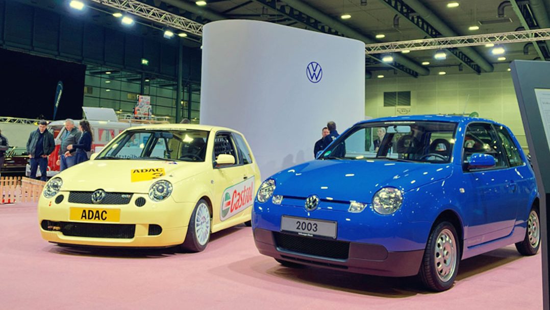 Auf unserem Gemeinschaftsstand bei der Bremen Classic Motorshow 2023 waren spannende Exponate ausgestellt, wie hier u. a. der Cup Lupo.