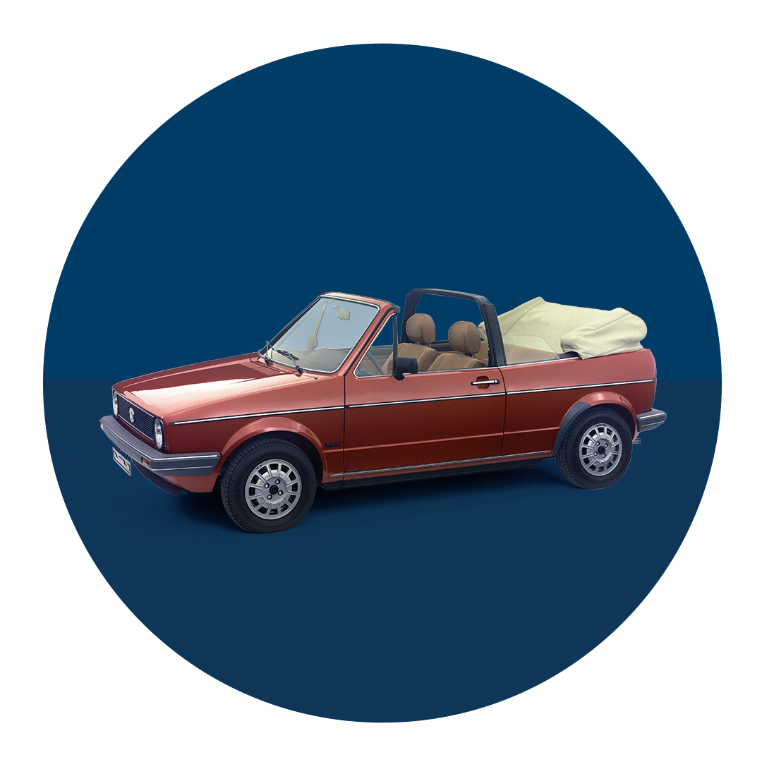 Jetzt VW Classic Parts zum Golf Cabriolet entdecken.