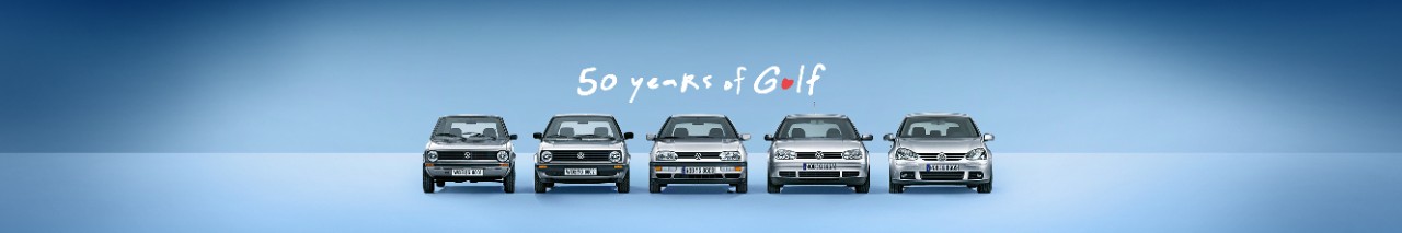 Moving generations - the Golf since 1974. Discover VW Classic Parts now.
