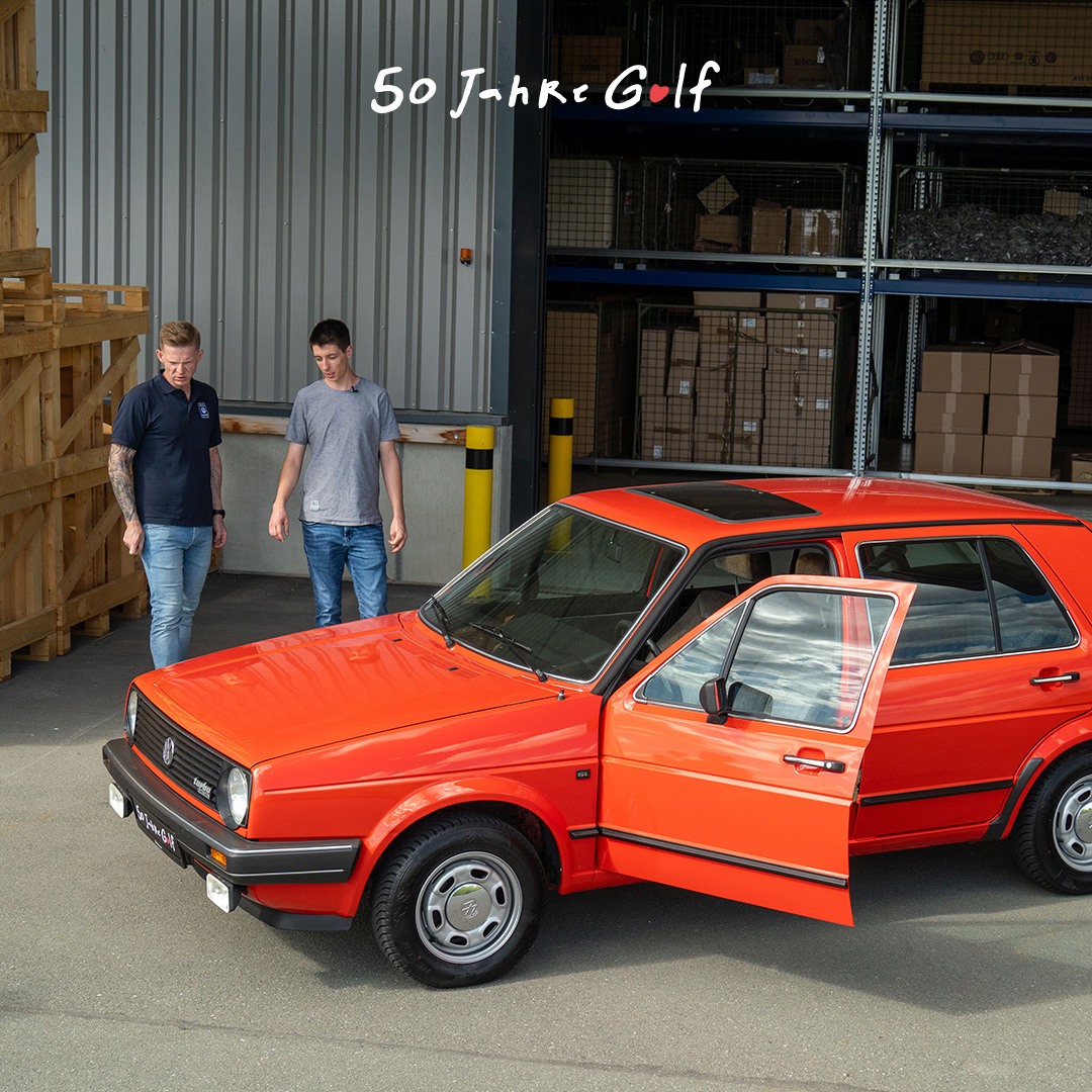 50 years of the VW Golf: The Golf Mk2 from 1984.
