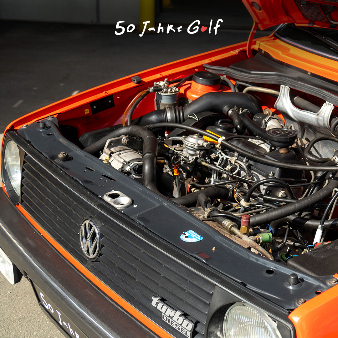 50 years of the VW Golf: The Golf Mk2 from 1984.