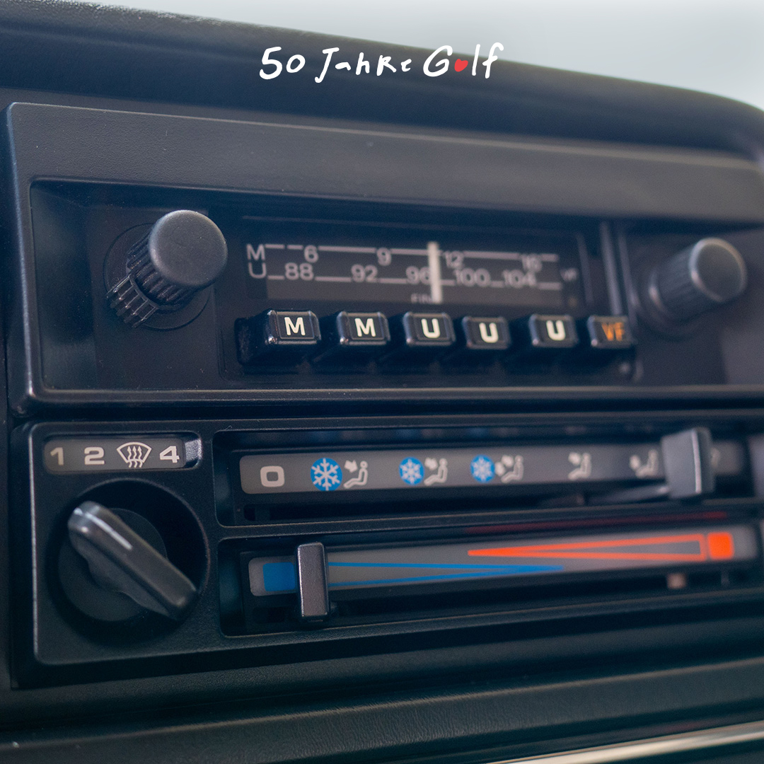 50 years of the VW Golf: The Golf Mk2 from 1984.