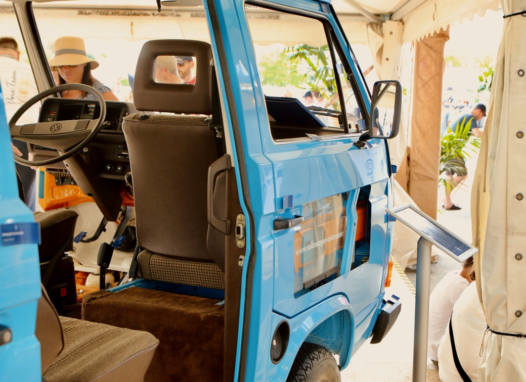 Under the sign of the Kombi: in June 2023 the VW Bus Festival took place in Hanover. At the Volkswagen Classic Parts stand, Kombi fans from all over the world were gathered for original quality spare parts and many petrol-powered conversations.