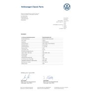 Volkswagen Datenblatt
