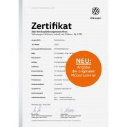 Volkswagen Zertifikat Update