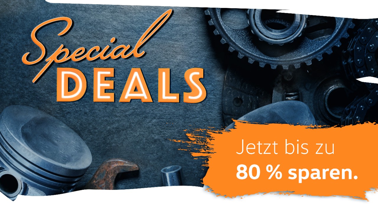 Jetzt unsere Special Deals rund um Volkswagen Classic Parts entdecken und bis zu 80 % sparen.